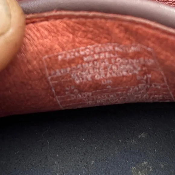 Merrell Plaza Moc Wedge Moccasins Dark Autumn Leather Slip-ons size 6.5 - Picture 8 of 8